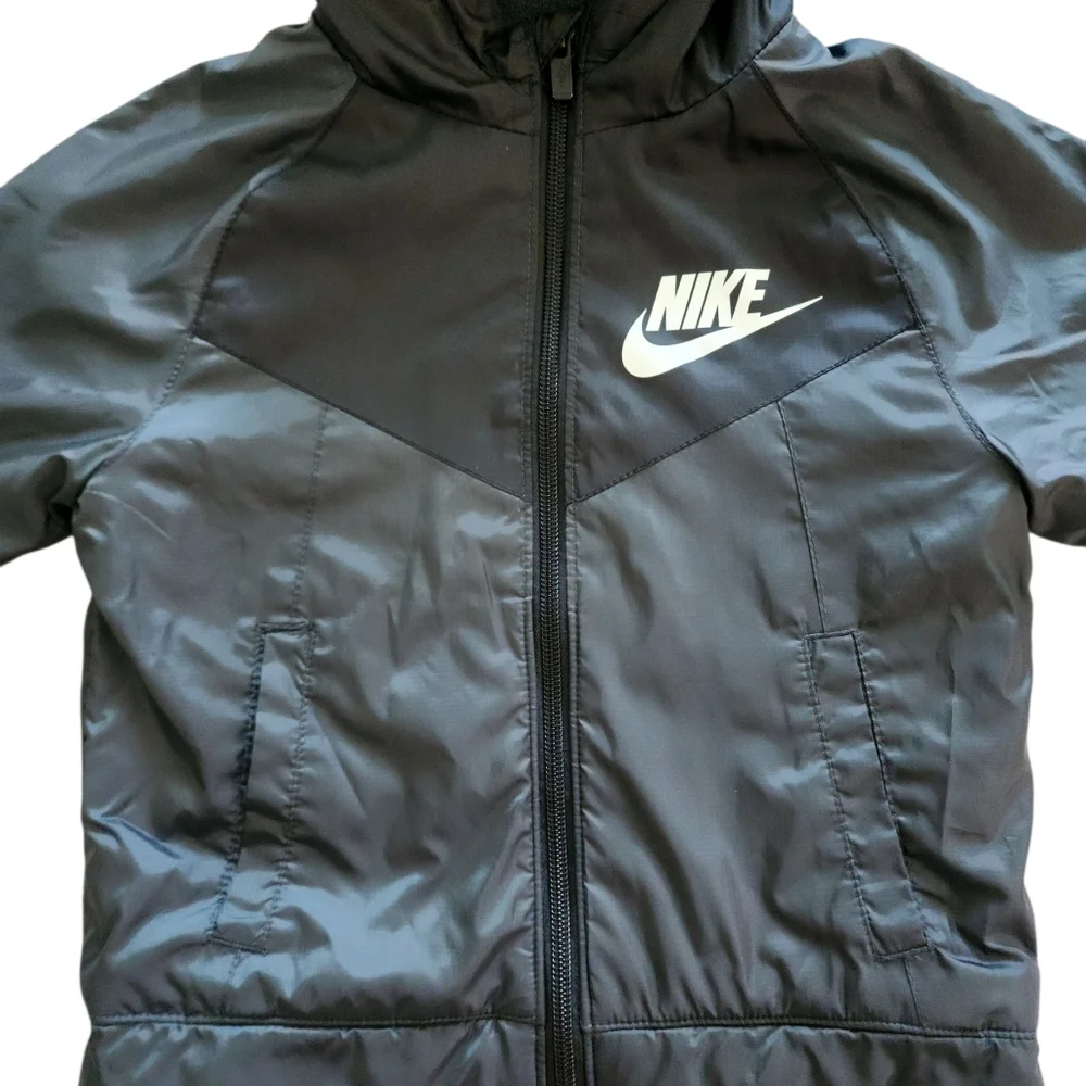Nike Toddler Zip-Up Windbreaker Fleece Lined Jacket - Size 3T